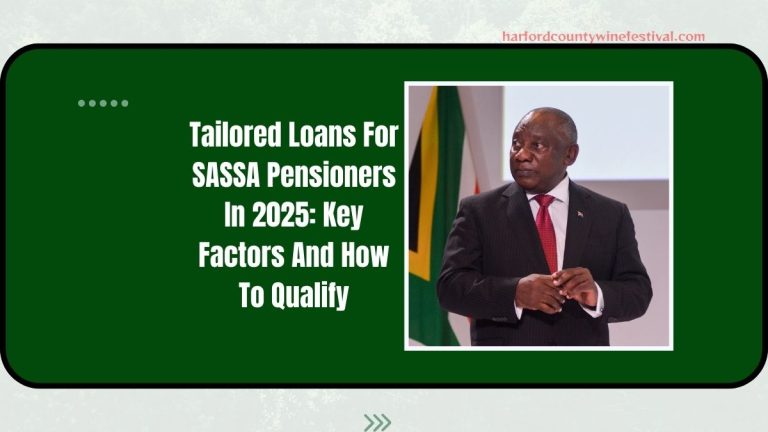 Tailored Loans For SASSA Pensioners In 2025: Key Factors And How To Qualify